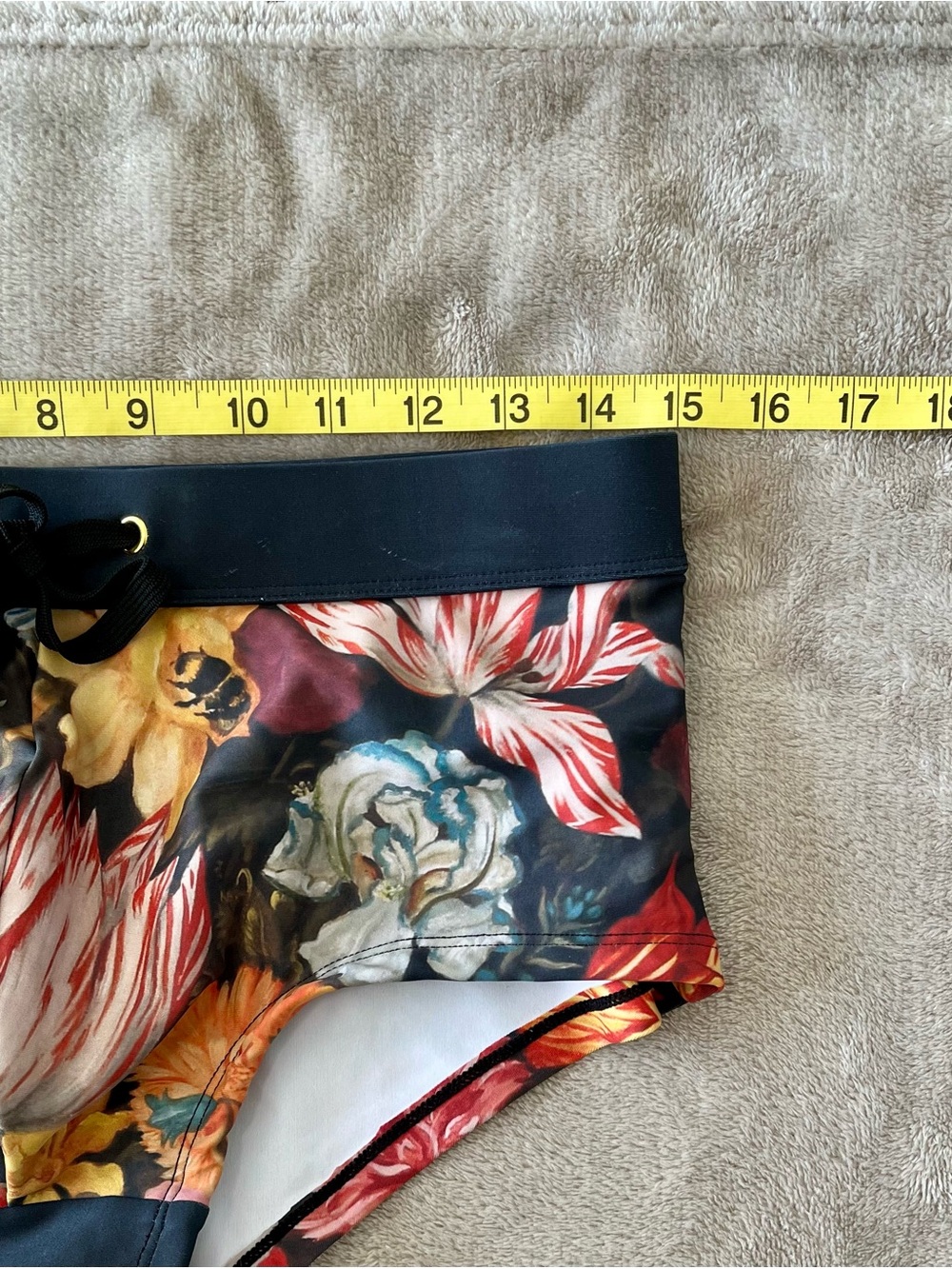 Men's Floral Swim Trunks from Skull & Bones, medium, NWOT - Picture 4 of 5